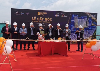 Tiến độ dự án Akari City tháng 08/2020: Đã cất nóc ngày 06/08/2020